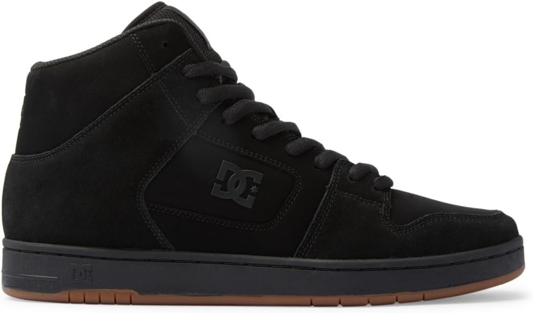 DC Shoes Men’s DC Men’s Manteca 4 Hi-top Skate Shoe(Black/Black/Gum)