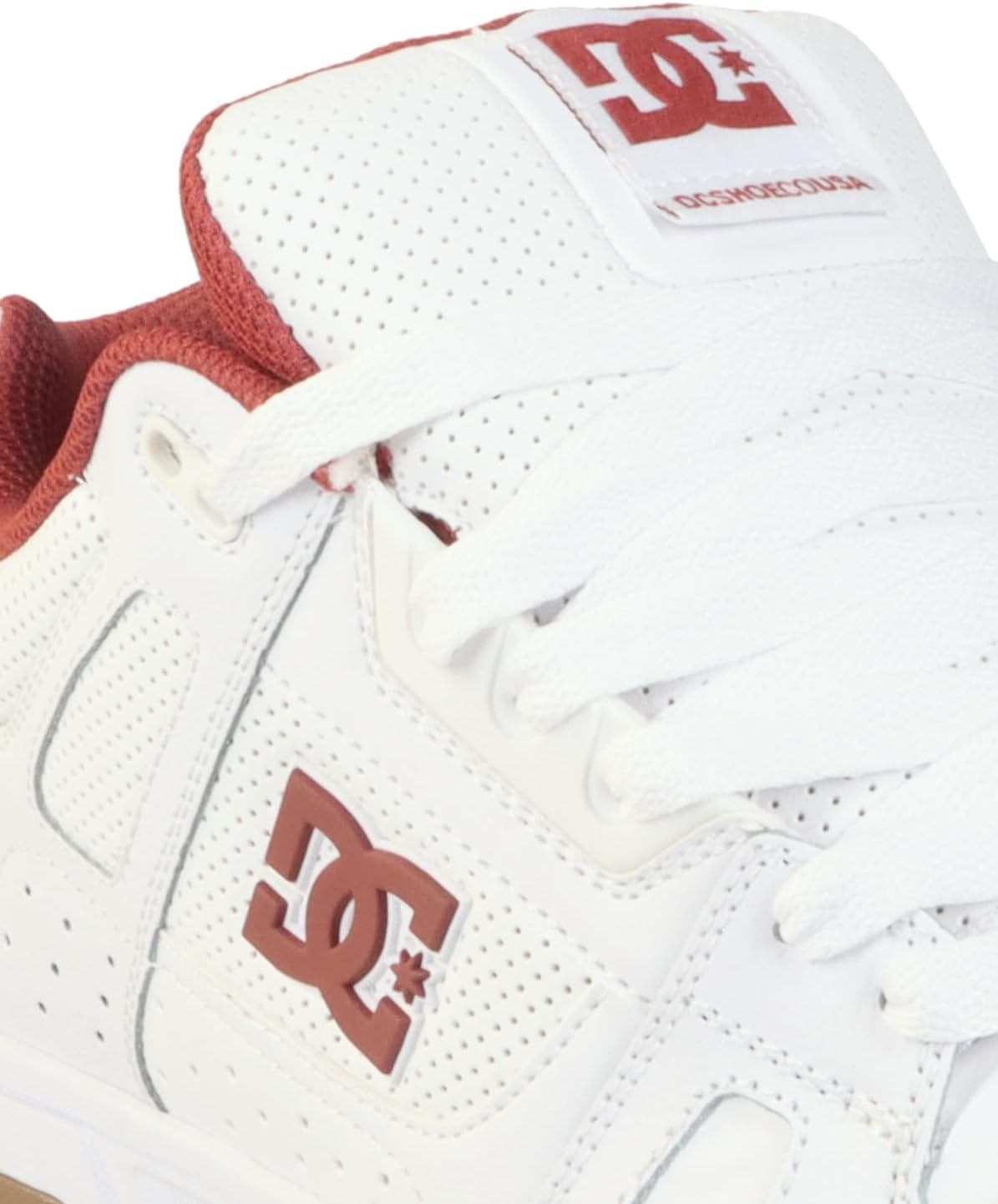 DC Shoes Mens Stag(White/Red/Gum)