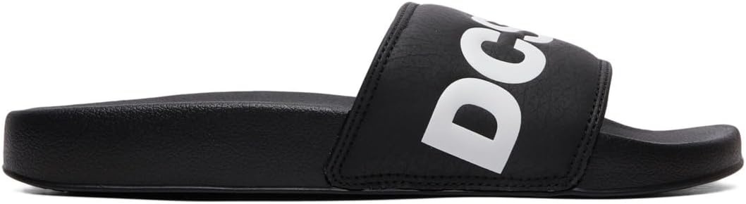 DC Men’s Bolsa Slide Sandal | Casual Sandals(Black Black White Bkw)