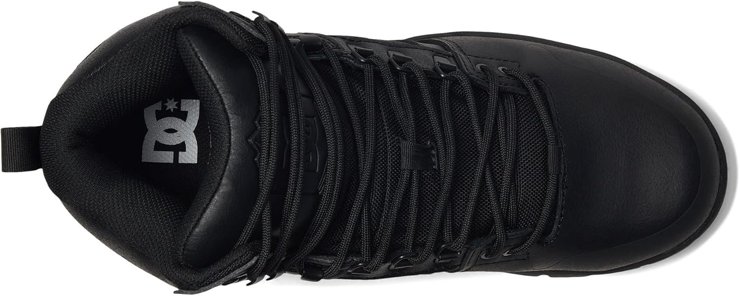 DC Comics Men’s Pure Work Electrical Hazard Metatarsal Composite Toe Boots(Black)
