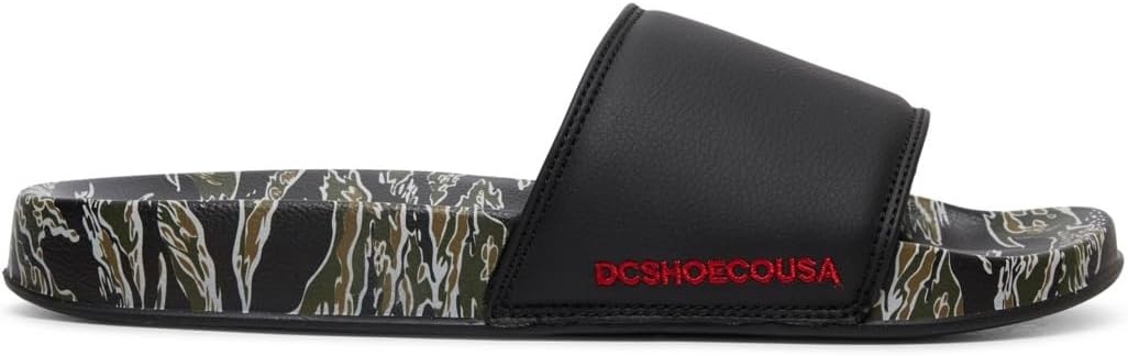 DC Men’s Bolsa Slide Sandal | Casual Sandals(Green Black)