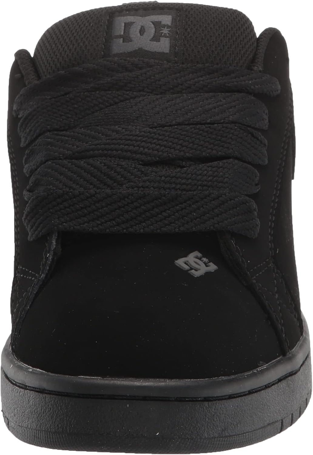 DC Men’s Court Graffik Casual Low Top Skate Shoe Sneaker(Black/Grey/Black)