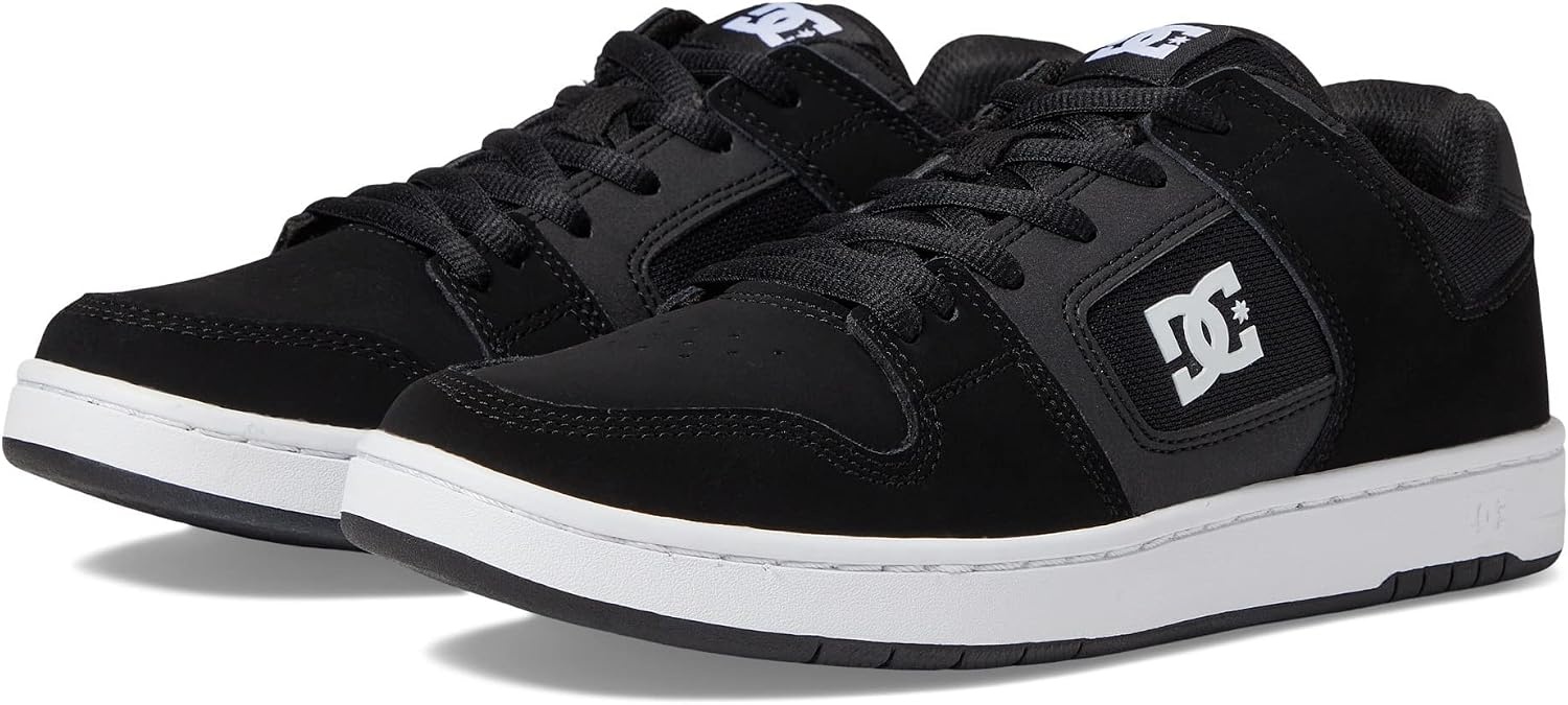 DC Mens Men’s Manteca 4 Low Skate Shoe(Black)