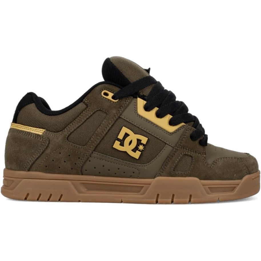 DC Shoes Mens Stag(Olive/Tan/Gum)