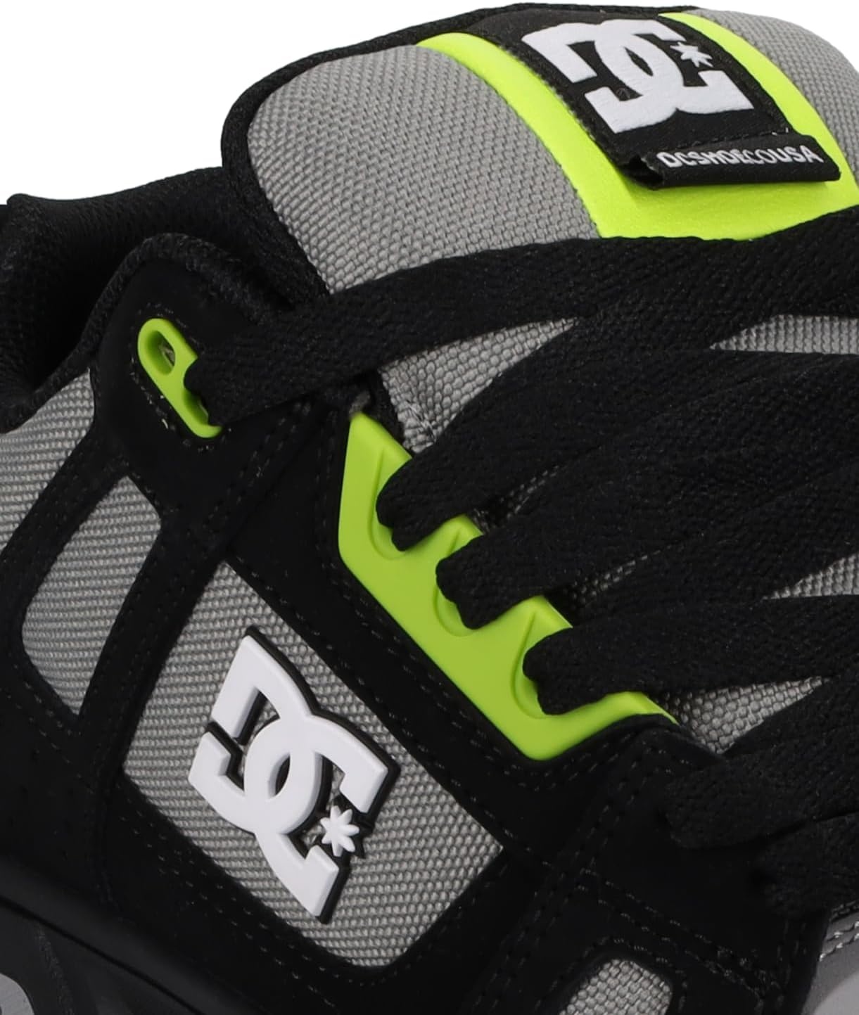 DC Shoes Mens Stag(Black/Grey/Green)