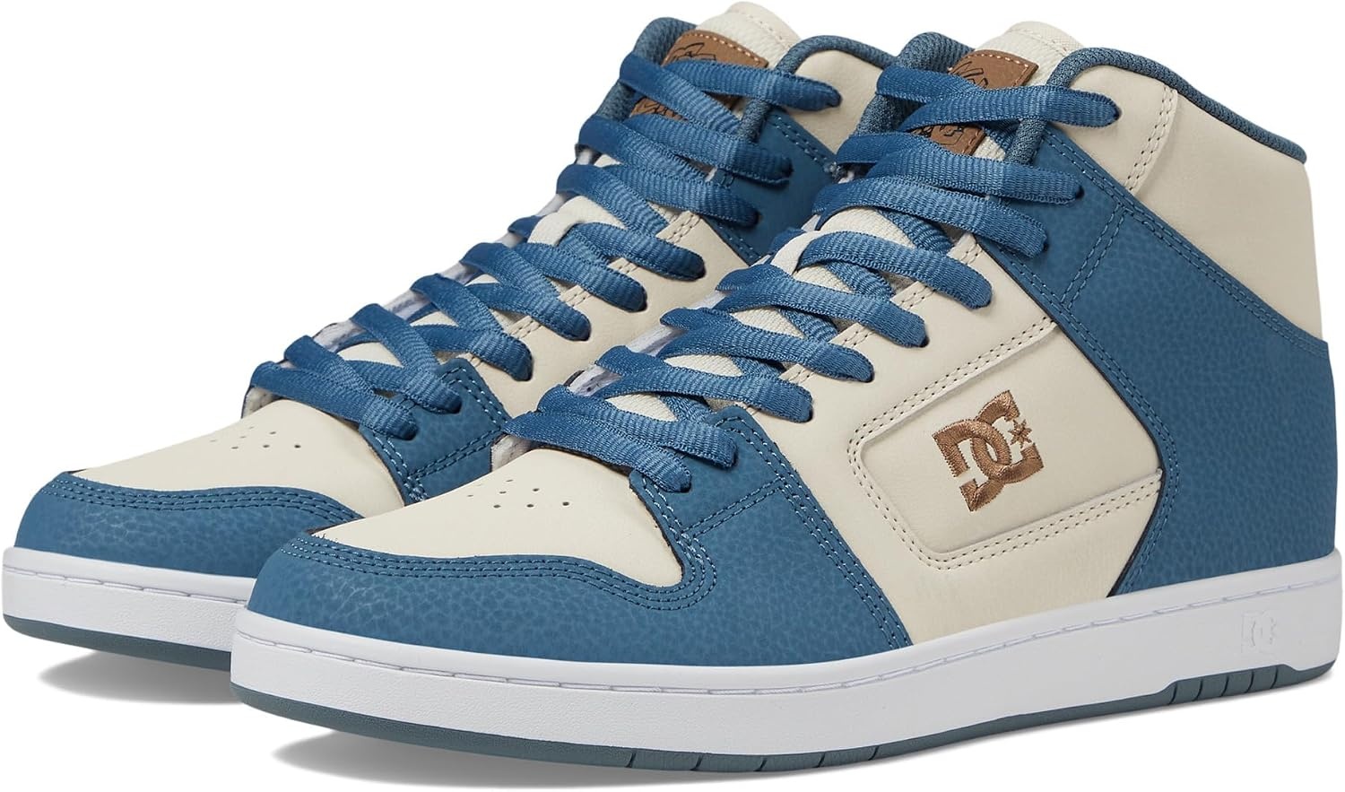 DC Shoes Men’s DC Men’s Manteca 4 Hi-top Skate Shoe(Grey/Blue/White)