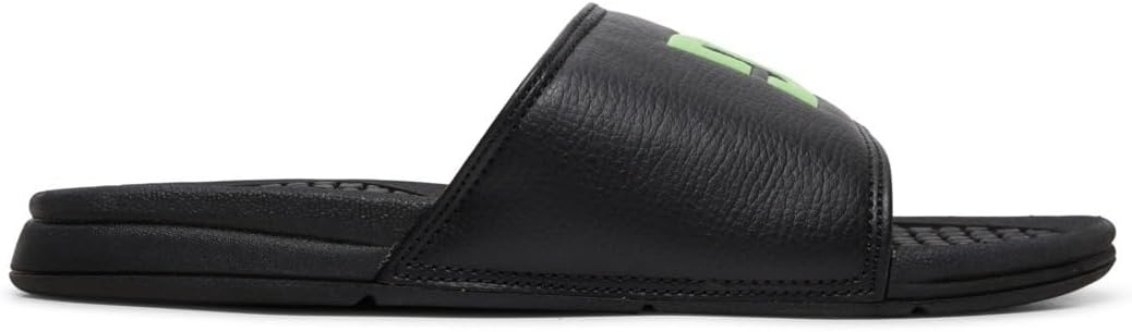 DC Men’s Bolsa Slide Sandal | Casual Sandals(Black Green Orange)