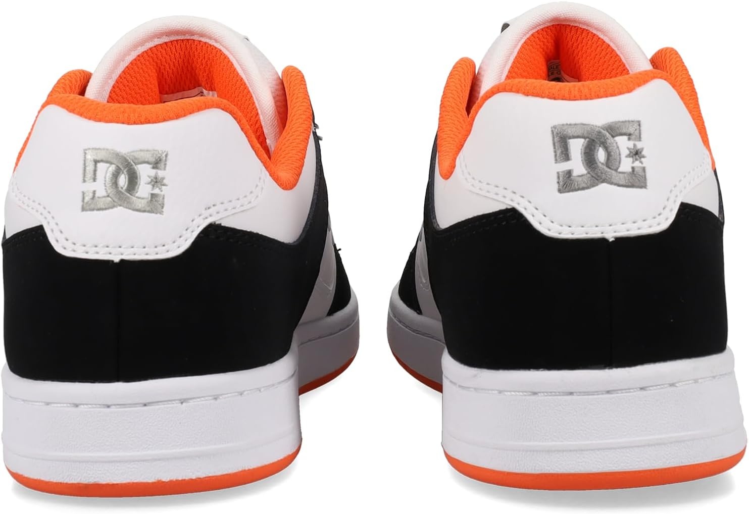 DC Shoes Mens Dc Men’s Manteca 4 Skate Shoe(Black/White/Orange)
